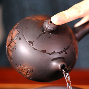 When the Sage Uses it - Jian Shui Pottery Teapot - Wild Tea Qi Official Website
