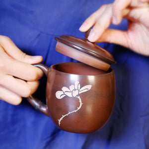 Deep Grace and Generosity - Jian Shui Pottery Mug - Wild Tea Qi Official Website
