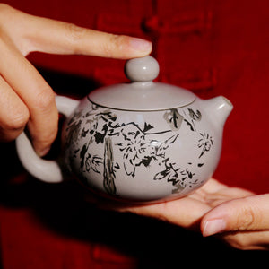 Back Yard - Jian Shui Pottery Teapot - Wild Tea Qi Official Website