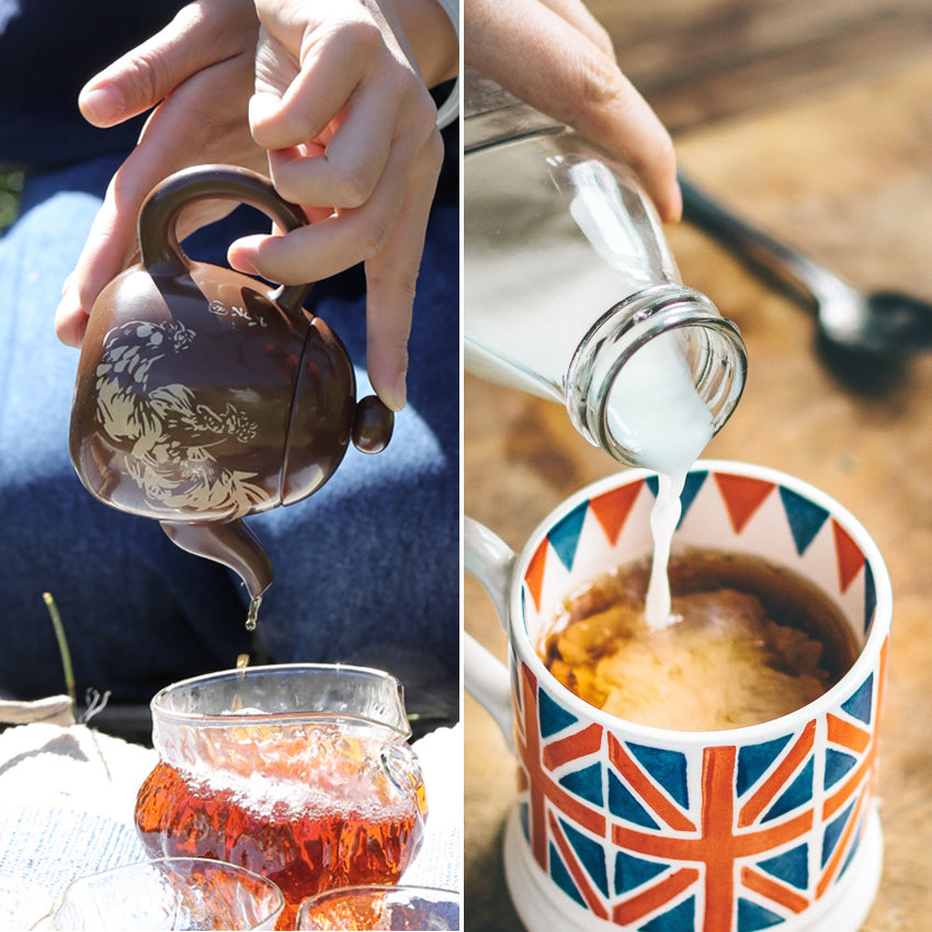 Why ancient Chinese didn't create tea with milk recipe?