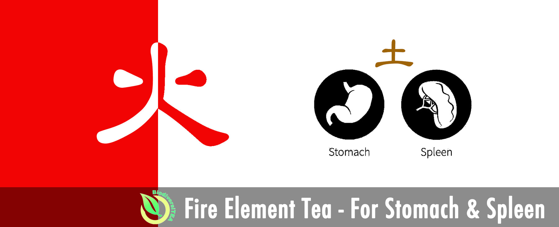 Fire Element Tea - For Stomach & Spleen