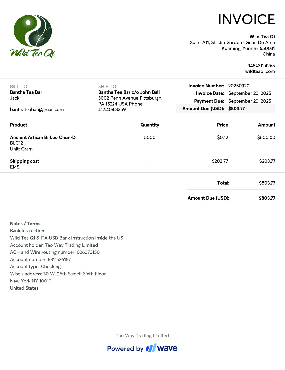 Invoice#20250920