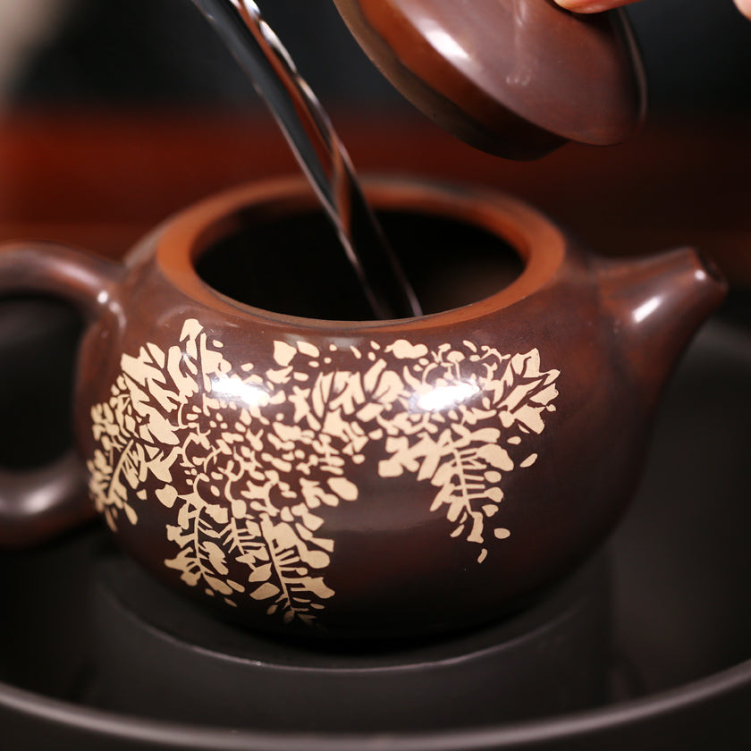 Taoist Teapot Support - Jian Shui Pottery - Wild Tea Qi Official Website