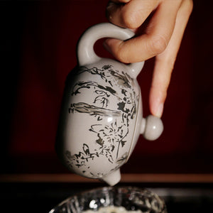 Back Yard - Jian Shui Pottery Teapot - Wild Tea Qi Official Website